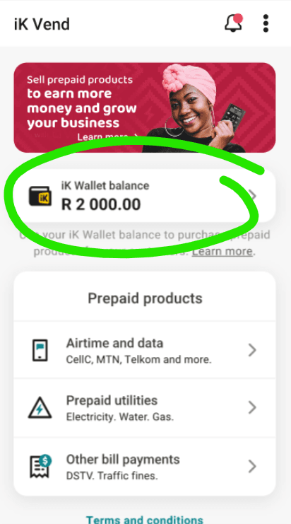 Step 2 - Make sure you have enough money on your prepaid balance