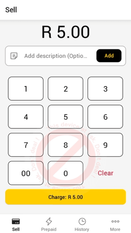 Step 1 - Select "Prepaid" at the bottom of your screen