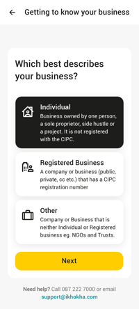 Business info_Individual