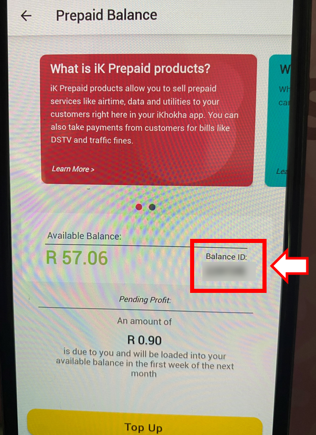 How to do a prepaid balance top-up from Capitec via EFT